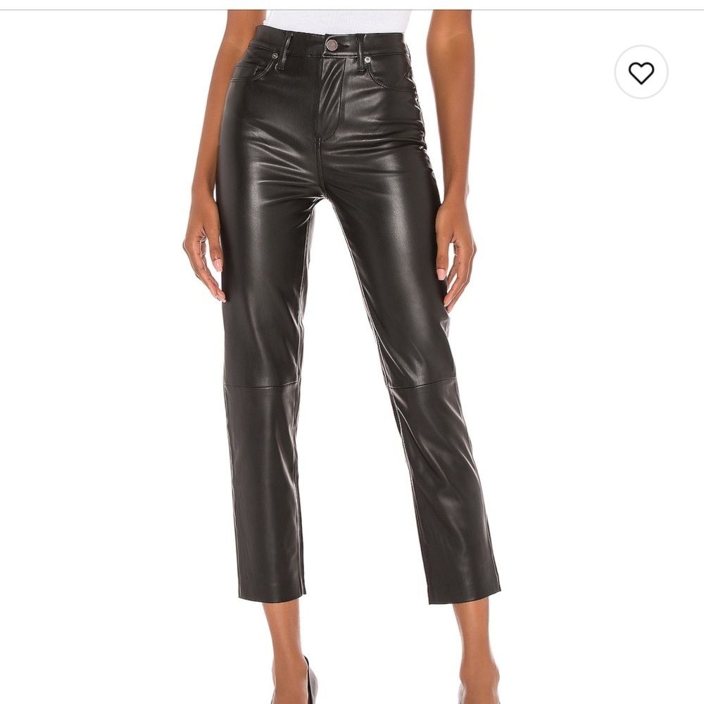 Faux Leather Pants
